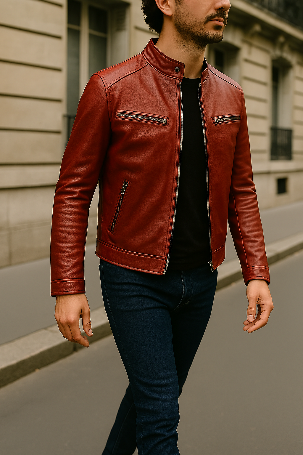 Térence | Comfortable Leather-Look Blouson
