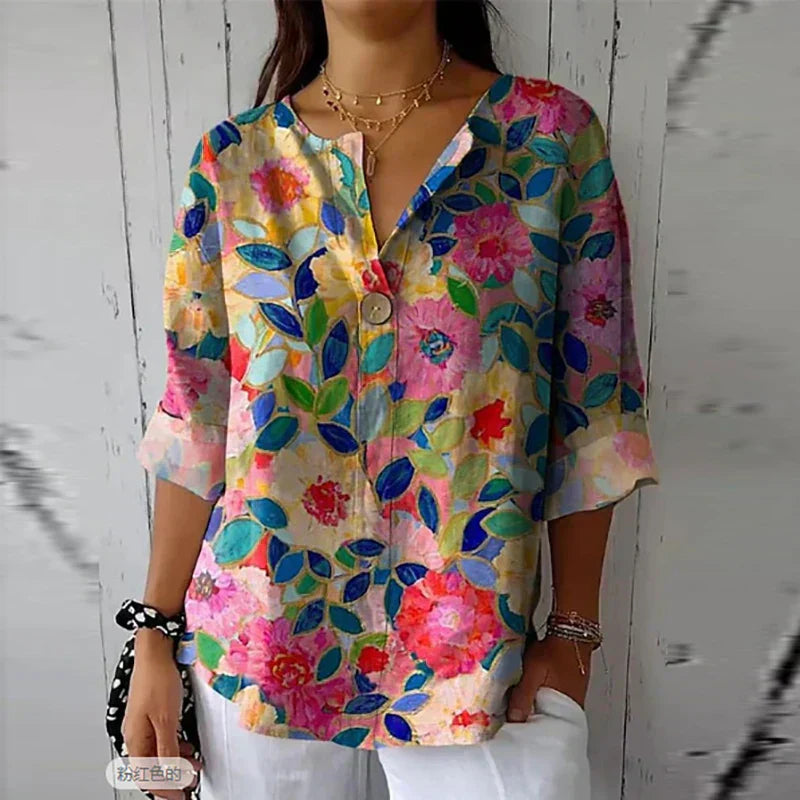 Meredith - Chique Bloemenblouse