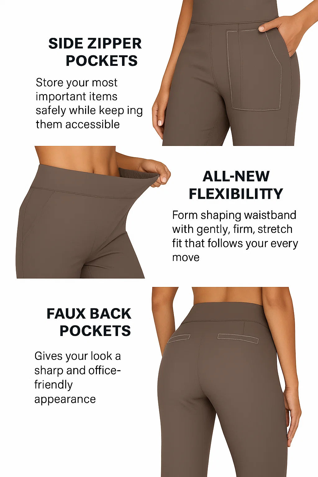 Elde PremiumFlex™ – Women's Stretch Pants