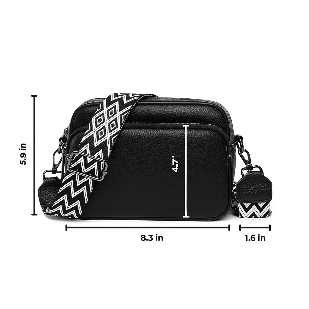 Practical Genuine Leather Crossbody Bag – Phone Pocket 3