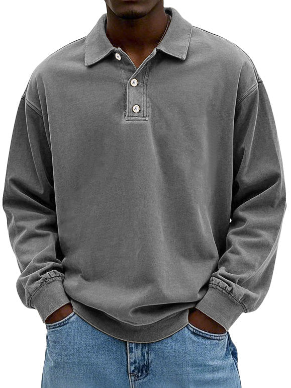 Matteo | Casual Long-Sleeve Men's Polo Shirt