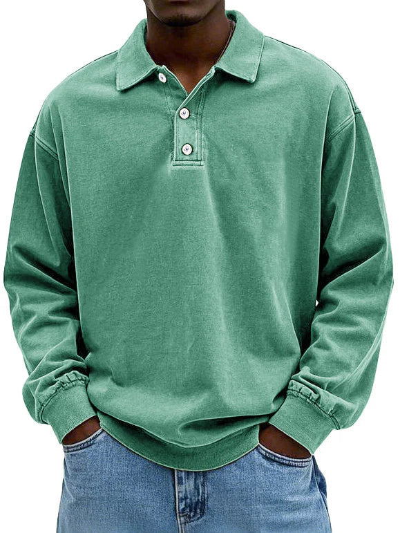 Matteo | Casual Long-Sleeve Men's Polo Shirt