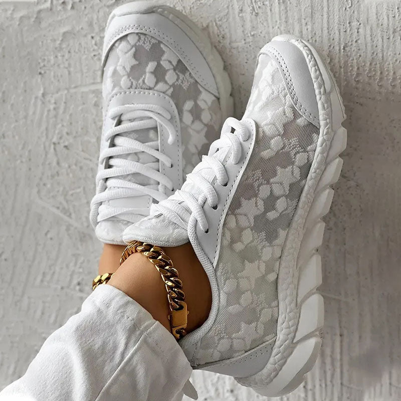 Bella Breathable Footwear with Toes and Round Laces