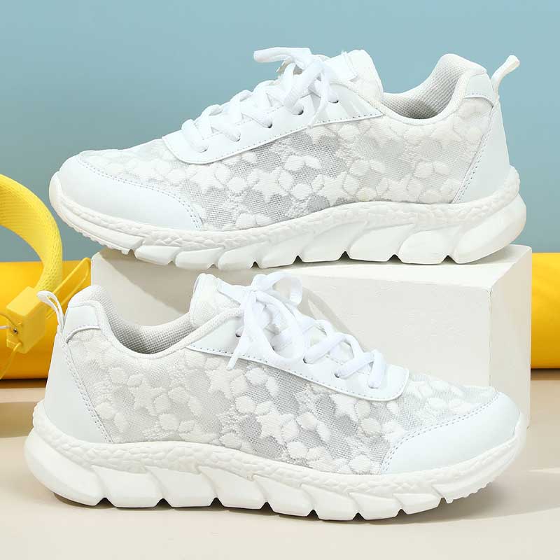 Bella Breathable Footwear with Toes and Round Laces