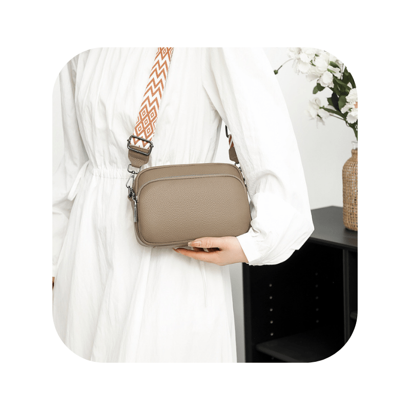 Practical Genuine Leather Crossbody Bag – Phone Pocket 3
