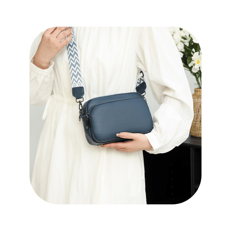 Practical Genuine Leather Crossbody Bag – Phone Pocket 3