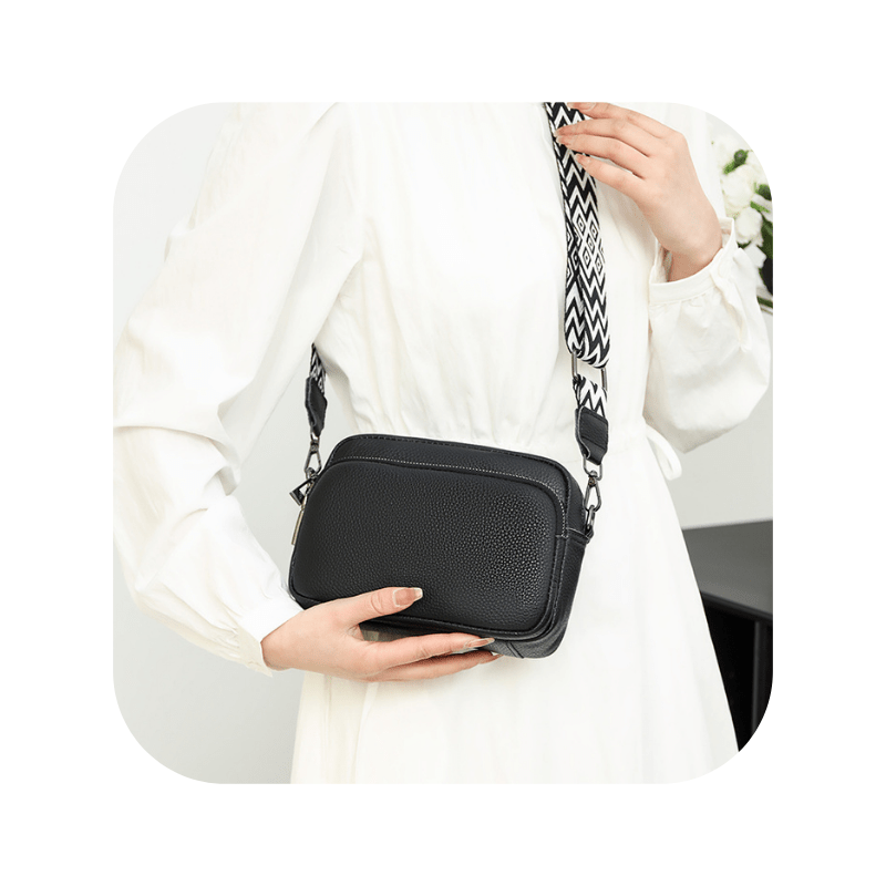 Practical Genuine Leather Crossbody Bag – Phone Pocket 3